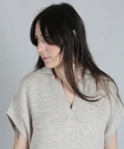 Lauren Manoogian Dresses Collar Caftan Oak Slub