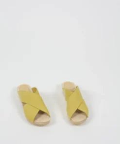 No.6 Frida Clog On Flat Base Citrine