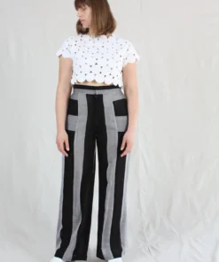 Mozh Mozh Hila Pants Grey Stripes