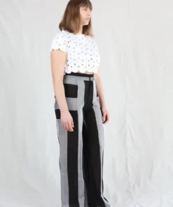 Mozh Mozh Hila Pants Grey Stripes