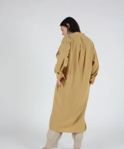 Black Crane Meca Dress Tan