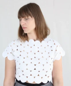 Mozh Mozh Inya Top Optic White