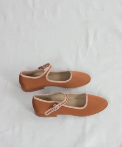 Caron Callahan Ellie Mary Jane Tonal Cognac New Arrivals