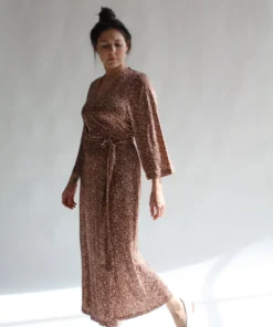 Rodebjer Sylvette Dress Raw Umbra Swirl