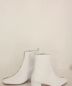 Nomia Shoes Teo Boot White/Beige Snake 8 Nomia Shoes Teo Boot White/Beige Snake