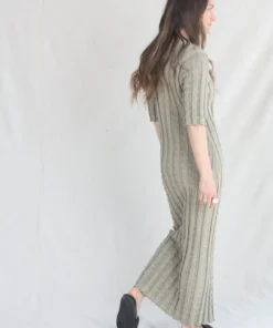 Lauren Manoogian Bubble Rib Dress Slab