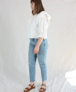 Meadows Bellflower Top White