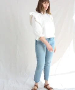 Meadows Bellflower Top White