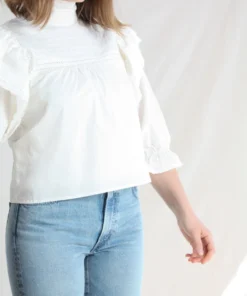 Meadows Bellflower Top White