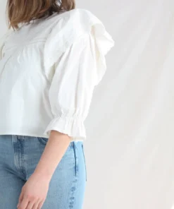 Meadows Bellflower Top White