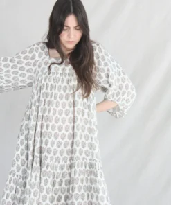 Anaak Jamila Blockprint Maxi Dress Dogwood 13 Anaak Jamila Blockprint Maxi Dress Dogwood