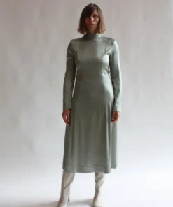 Rodebjer Dresses Acela Silk Dress Dew Green