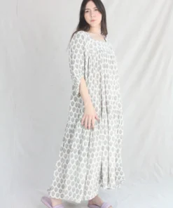 Anaak Jamila Blockprint Maxi Dress Dogwood 11 Anaak Jamila Blockprint Maxi Dress Dogwood