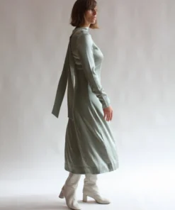 Rodebjer Dresses Acela Silk Dress Dew Green