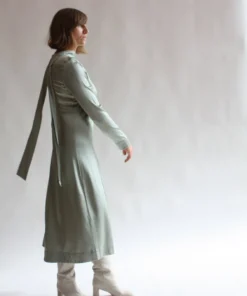 Rodebjer Dresses Acela Silk Dress Dew Green