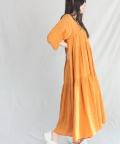 Anaak Nina Maxi Dress Turmeric