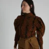 Ulla Johnson Sascha Turtleneck Amber Python Sweaters 2 Ulla Johnson Sascha Turtleneck Amber Python Sweaters