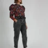 Ulla Johnson Shirts And Blouses Willa Top Midnight Floral