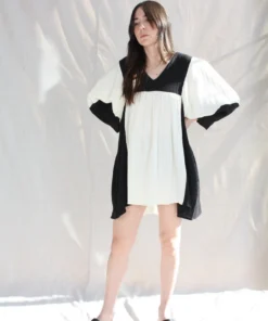 Anaak Dresses Ajmer Babydoll Dress Patchwork