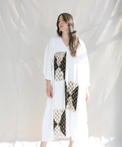 Anaak Dresses Ajmer Maxi Dress Patchwork Floral