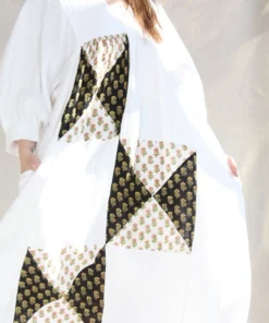 Anaak Dresses Ajmer Maxi Dress Patchwork Floral