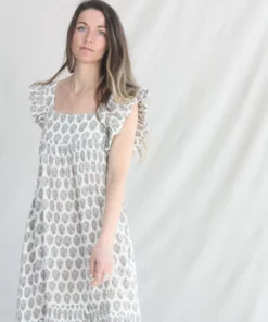 Anaak Samira Blockprint Maxi Dress Dogwood New Arrivals 14 Anaak Samira Blockprint Maxi Dress Dogwood New Arrivals