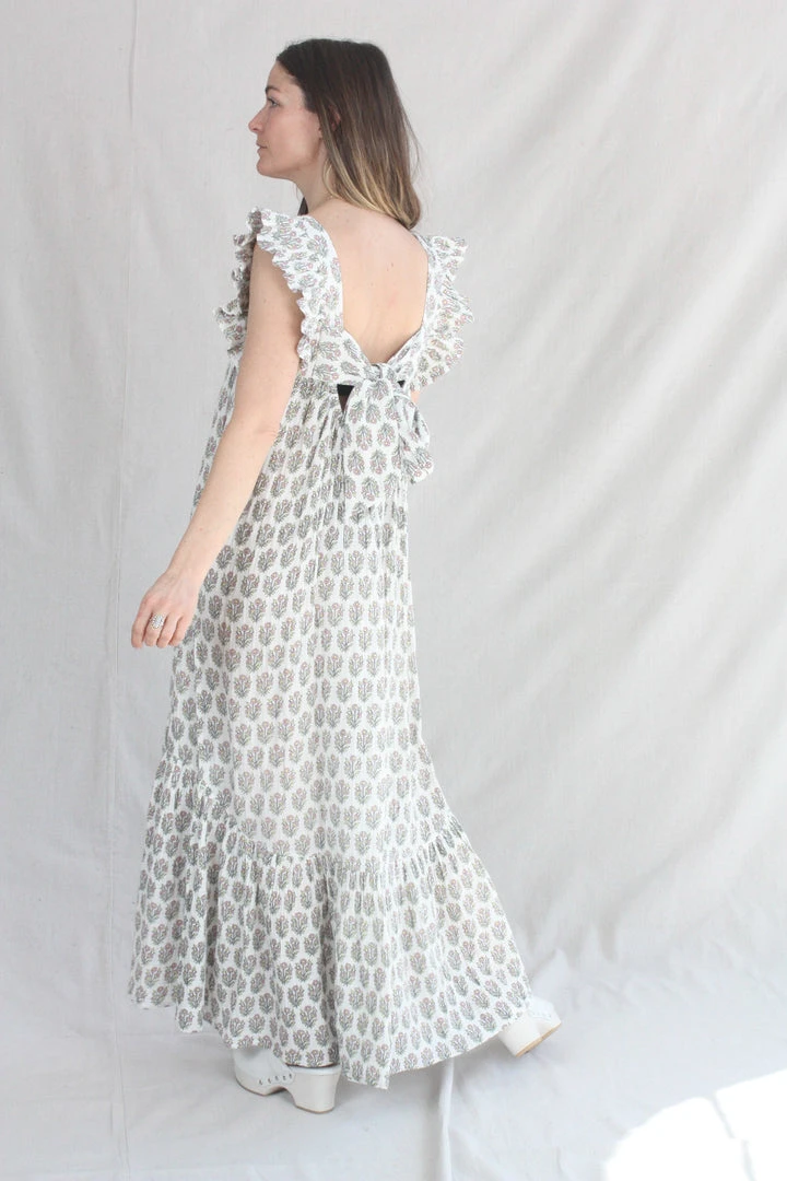 Anaak Samira Blockprint Maxi Dress Dogwood New Arrivals 7 Anaak Samira Blockprint Maxi Dress Dogwood New Arrivals