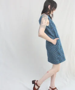 No.6 Clare Dress Blue/Brown Daisies New Arrivals