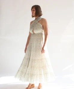 Ulla Johnson Karima Dress Cream Dresses