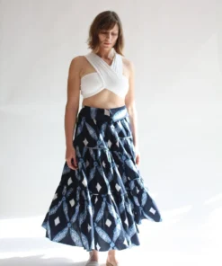 Ulla Johnson Skirts Eiko Skirt Indigo