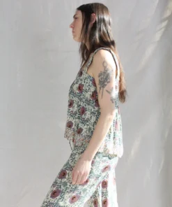 Natalie Martin Jasmine Top Vintage Flowers Lavender