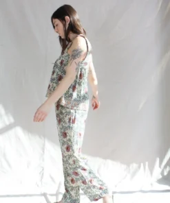 Natalie Martin Jasmine Top Vintage Flowers Lavender