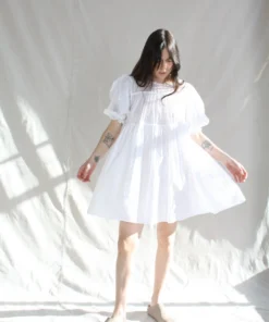 Natalie Martin Haley Short Dress White Swiss Dot 12 Natalie Martin Haley Short Dress White Swiss Dot