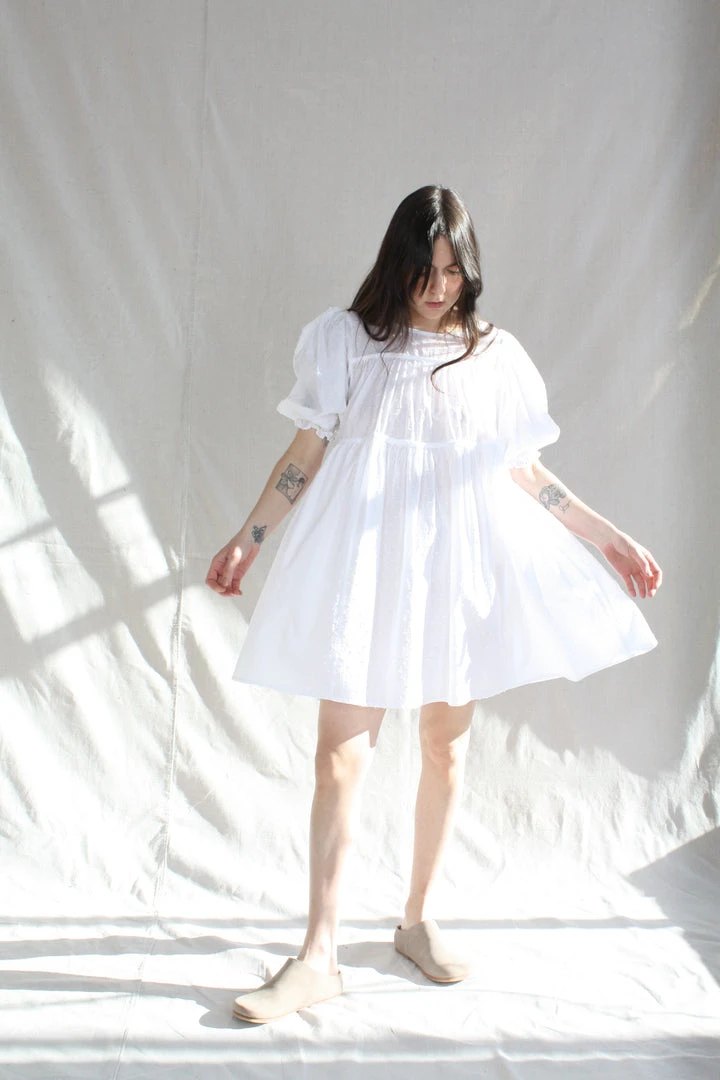 Natalie Martin Haley Short Dress White Swiss Dot 5 Natalie Martin Haley Short Dress White Swiss Dot