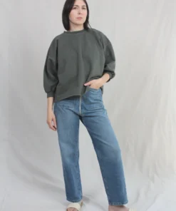 Rachel Comey Shirts And Blouses Fond Sweatshirt Dark Olive