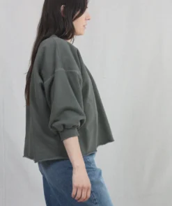 Rachel Comey Shirts And Blouses Fond Sweatshirt Dark Olive