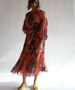 Ulla Johnson Indra Dress Coral