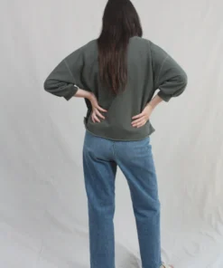 Rachel Comey Shirts And Blouses Fond Sweatshirt Dark Olive