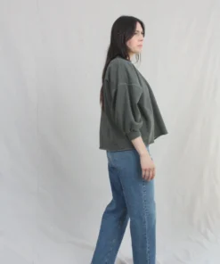 Rachel Comey Shirts And Blouses Fond Sweatshirt Dark Olive