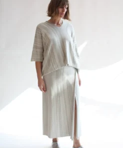 Lauren Manoogian Horizontal Sarong Marl Stripe