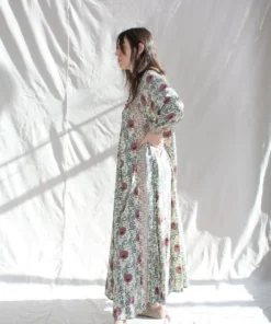 Natalie Martin Dresses Fiore Maxi Dress Vintage Flowers Lavender