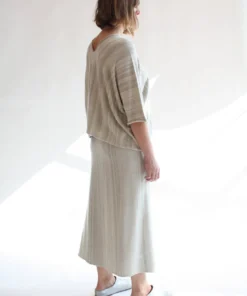 Lauren Manoogian Horizontal Sarong Marl Stripe