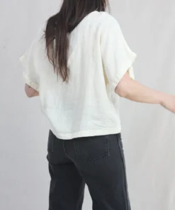 Black Crane New Arrivals Box Top Cream