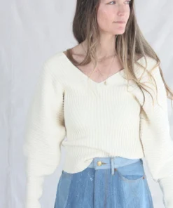 Mara Hoffman Olla Sweater Cream