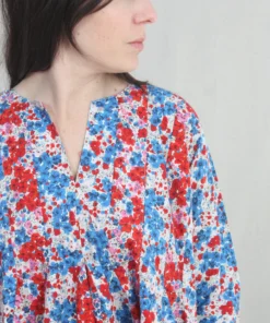 Caron Callahan New Arrivals Aria Dress Red Posy