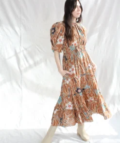 Ulla Johnson Zeenat Dress Copper