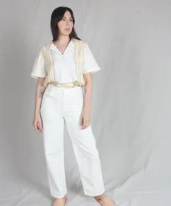 Carleen Relaxed Jeans White