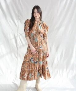 Ulla Johnson Zeenat Dress Copper