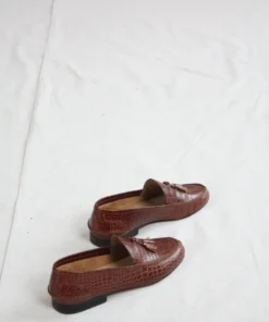 Caron Callahan Vidal Loafer Faux Croc Shoes