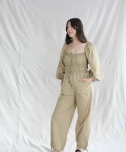 Ulla Johnson Amalie Jumpsuit Dune Sale